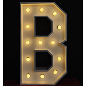 XL Lichtletter 'B'