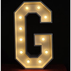 XL Lichtletter 'G'
