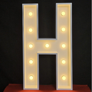 XL Lichtletter 'H'