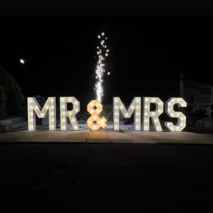 XL Letters MR&MRS