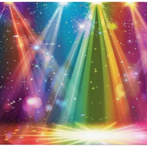 Disco achtergrond doek