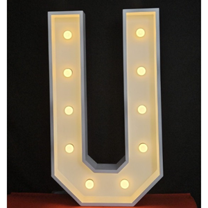 XL Lichtletter 'U'