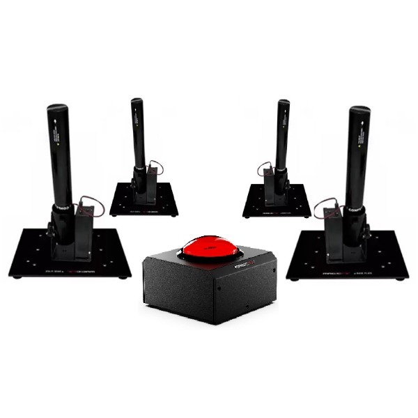 Confetti kanon set 4 stuks + afvuurknop